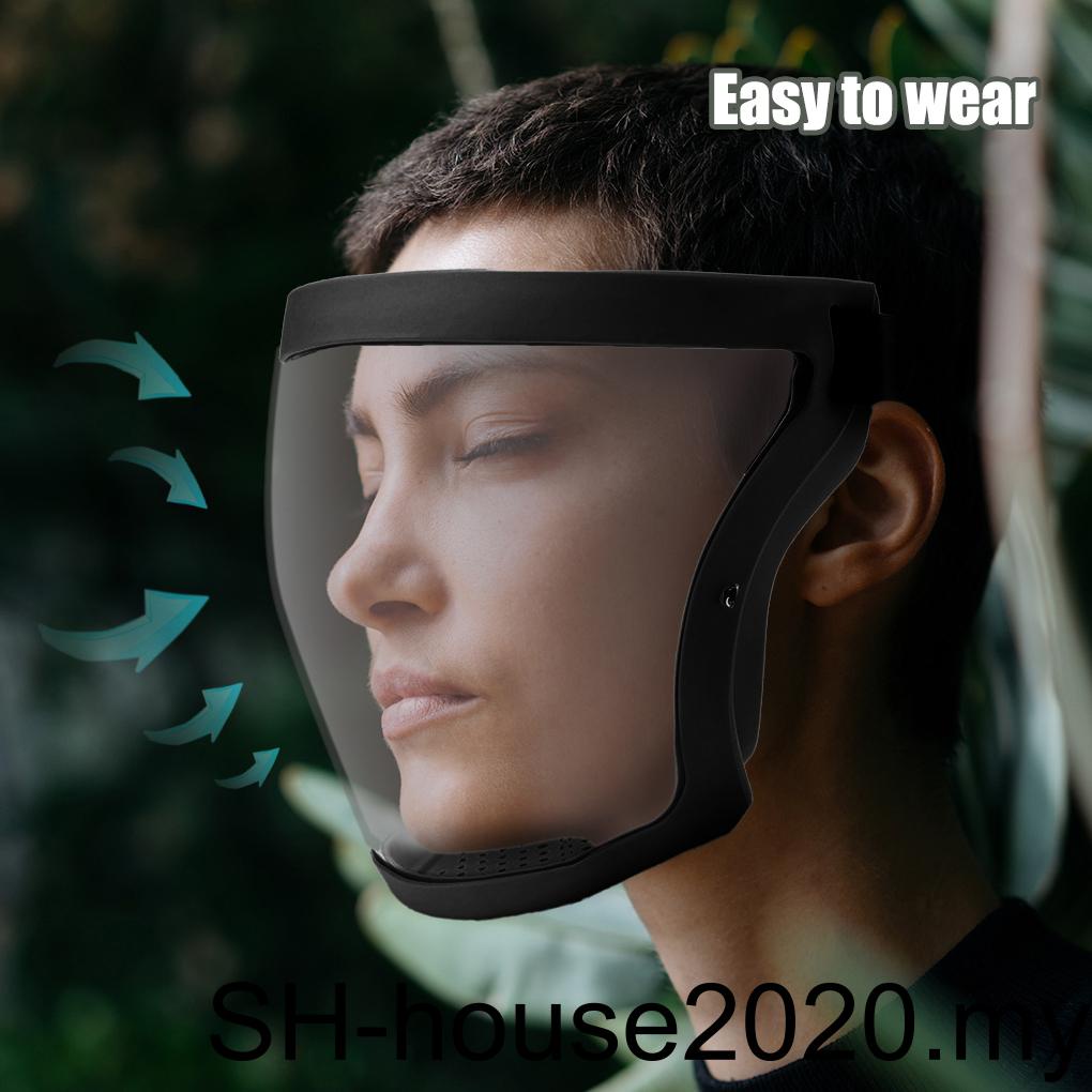 Face Shield Dustproof Splashproof Full Face Guard Indoor Outdoor Nose