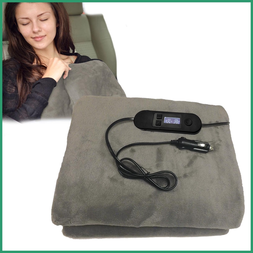 Heated Car Blanket Heating Blankets with Quick Warming Action 12Volt
