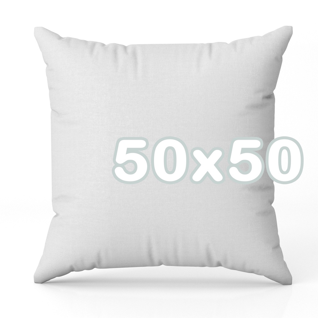 PUTIH Sofa Pillow Stuffing 50x50 cm Plain White Spunbond Material