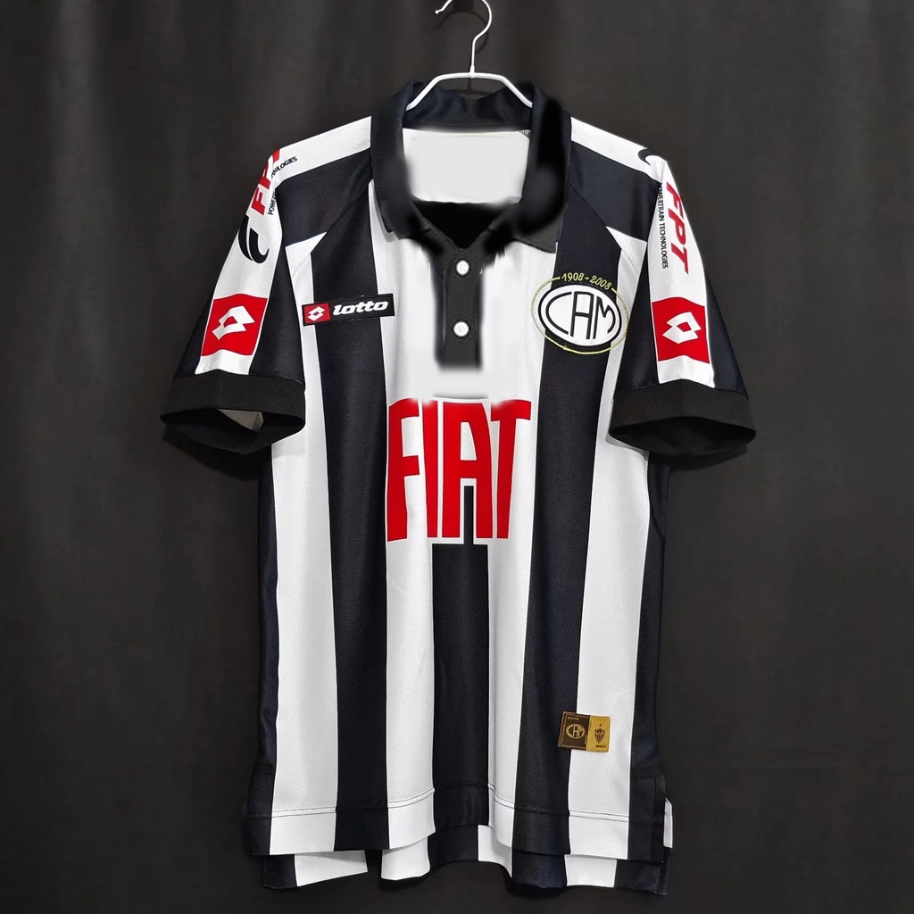 2008 Atletico Mineiro Anniversary Home Retro Soccer Jersey Football