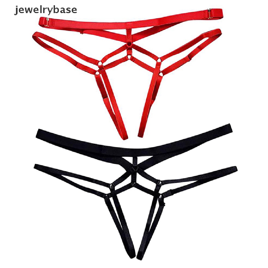 [jewelrybase] Women Pantie Sexy Strappy Thong Lace High Elastic Lingerie Knickers Comfortable Boutique