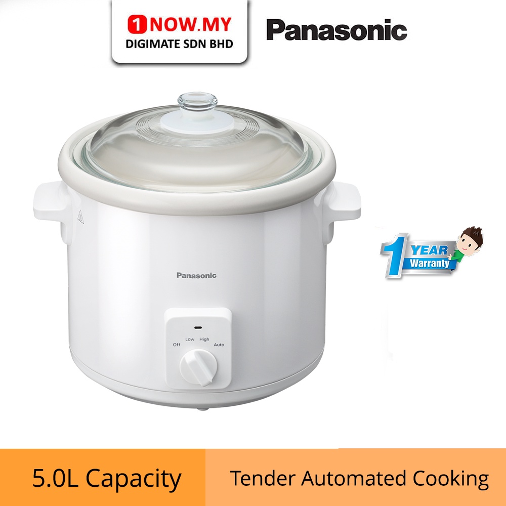 PANASONIC 5.0L Slow Cooker NF-N51AWSK | High Quality Heat Resistant Pemasak Perlahan 慢炖锅