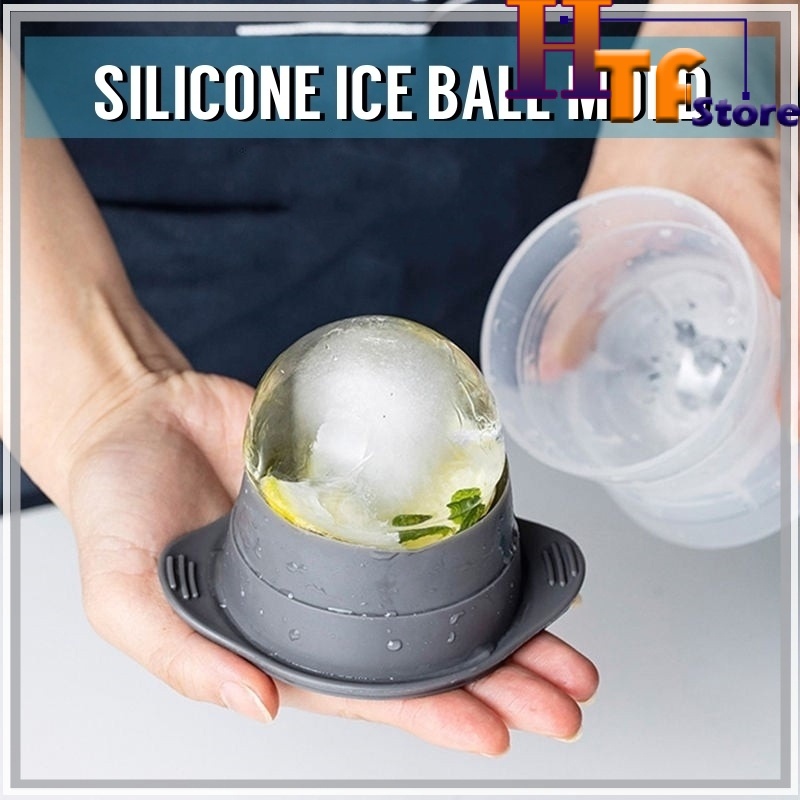 Silicone Ice Ball Mold Silicone Ice Ball Maker Spherical Ice Cube Mould Creative Round Tray Maker Ice Box Party Bar