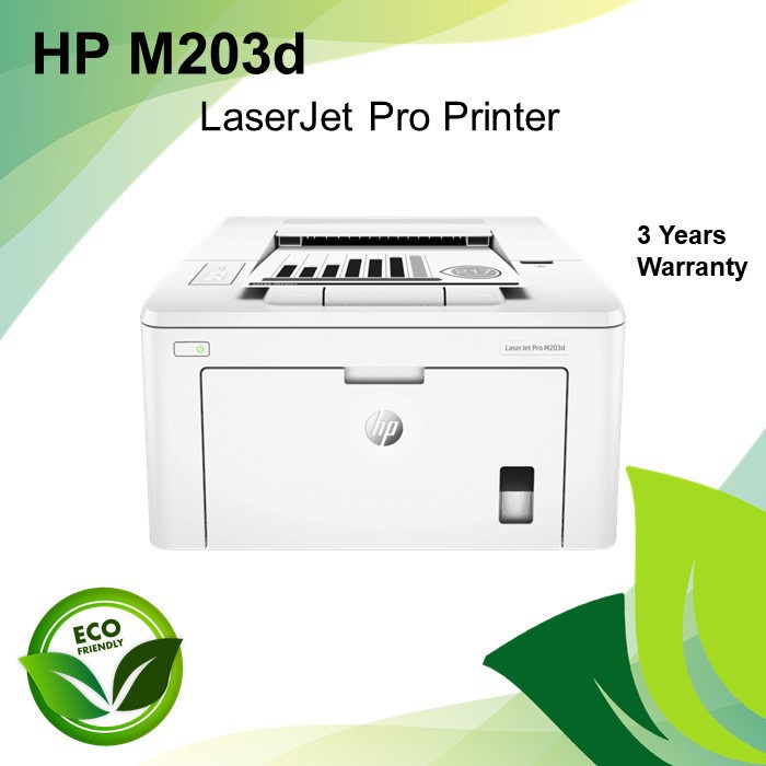 HP M203d (Normal) / M203dw (Wireless) Mono LaserJet Pro Printer