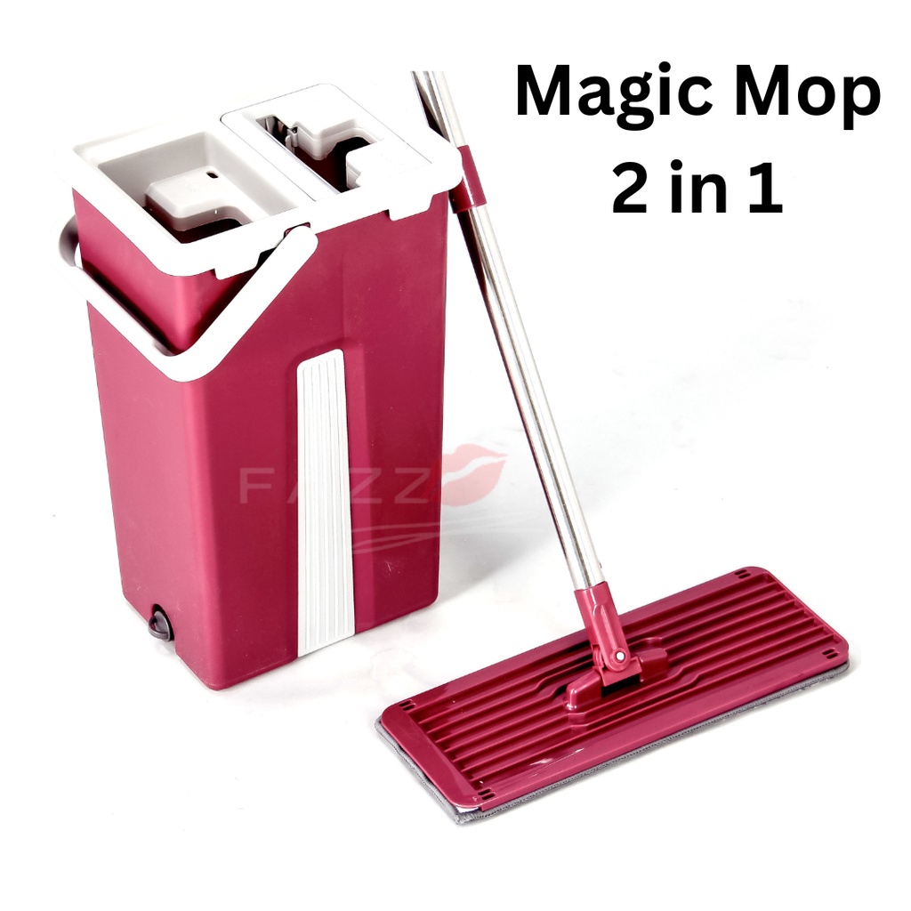 Microfiber Magic Mop Set 2 In 1 Sweeper Mop Self Clean / Microfiber Mop