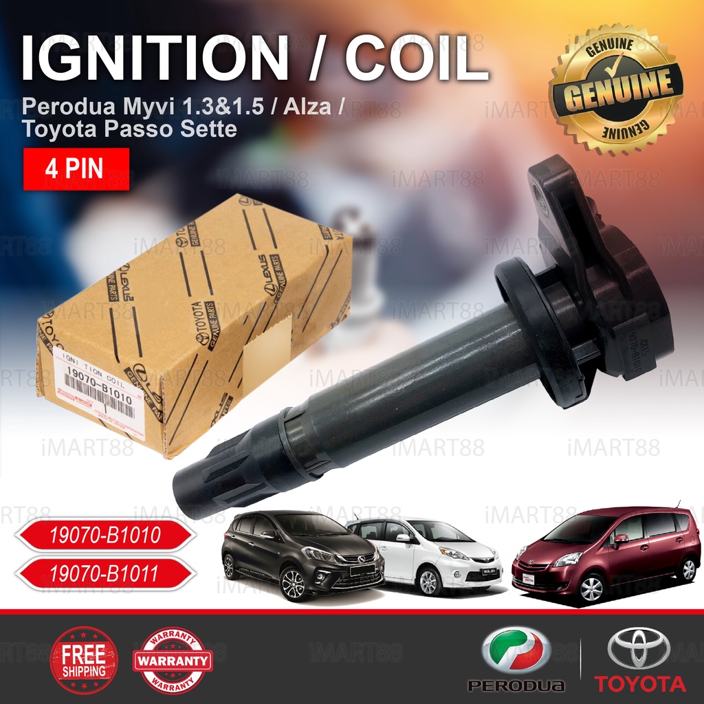 Perodua plug coil TOYOTA PASSO MYVI K3 1.3L TOYOTA PASSO SETTE ALZA 3SZ