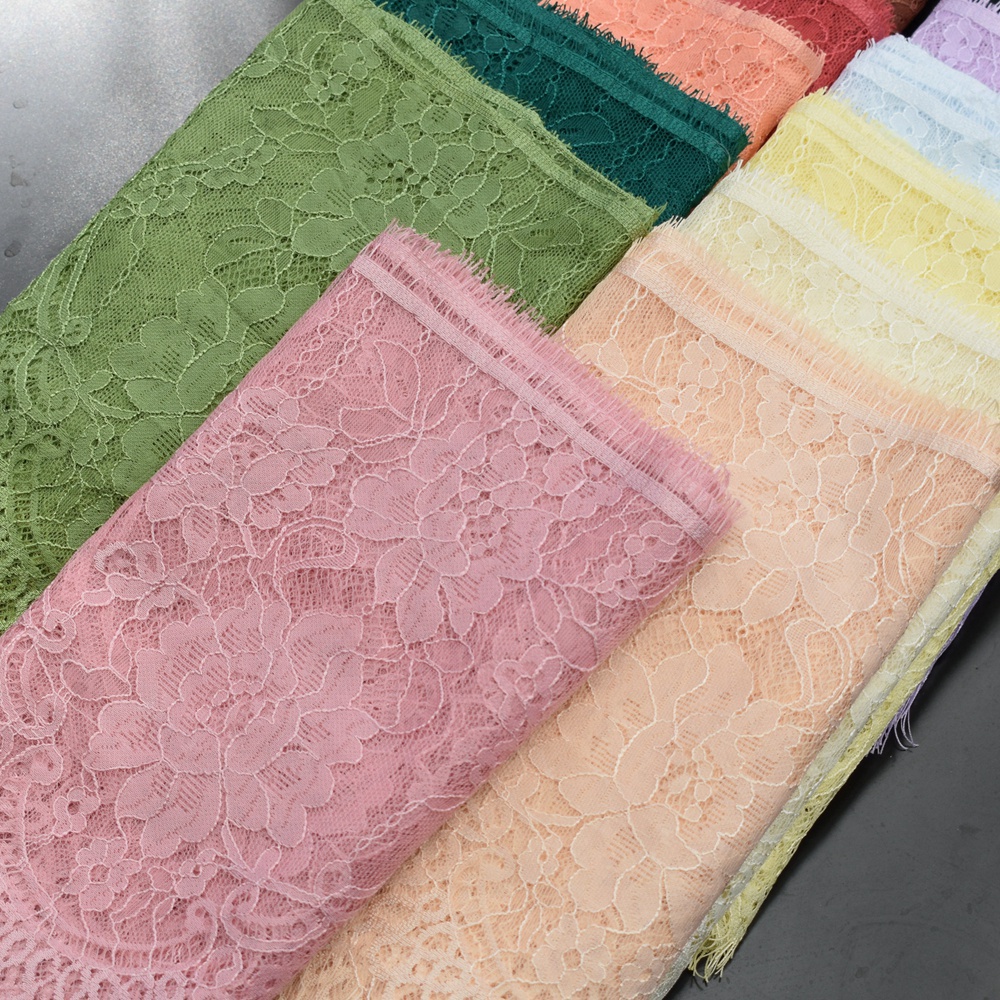 Premium Reliable 3Meters price French chantilly lace Floral embroidered trim scallop eyelash Dress DIY Sewing - Image 2