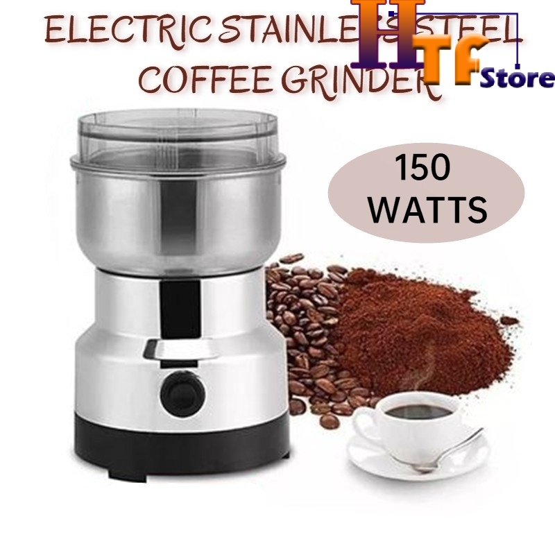 High Power Electric Stainless Steel Coffee Bean Grinder Dry Mill Machine Home Grinding Spices Milling