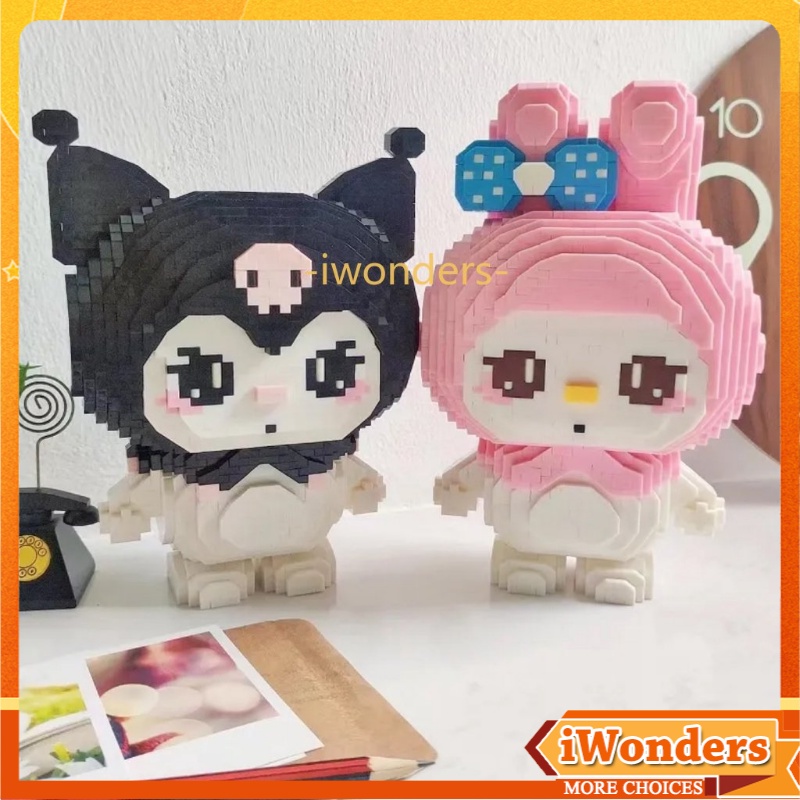 Nano Blocks Kuromi My Melody Girls Creative Gifts Toys Building Blocks ...