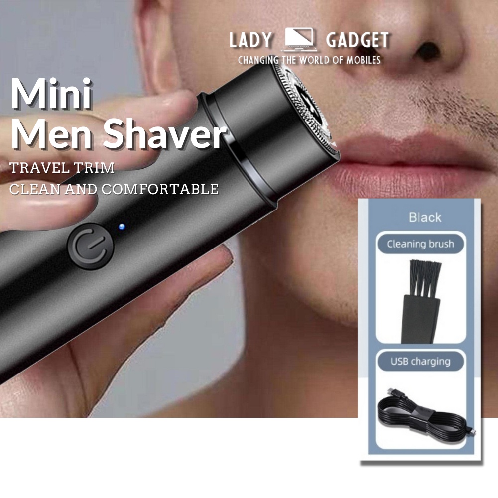 Mini Shaver Travel Trim Portable USB Charging Trimmer Men Beard