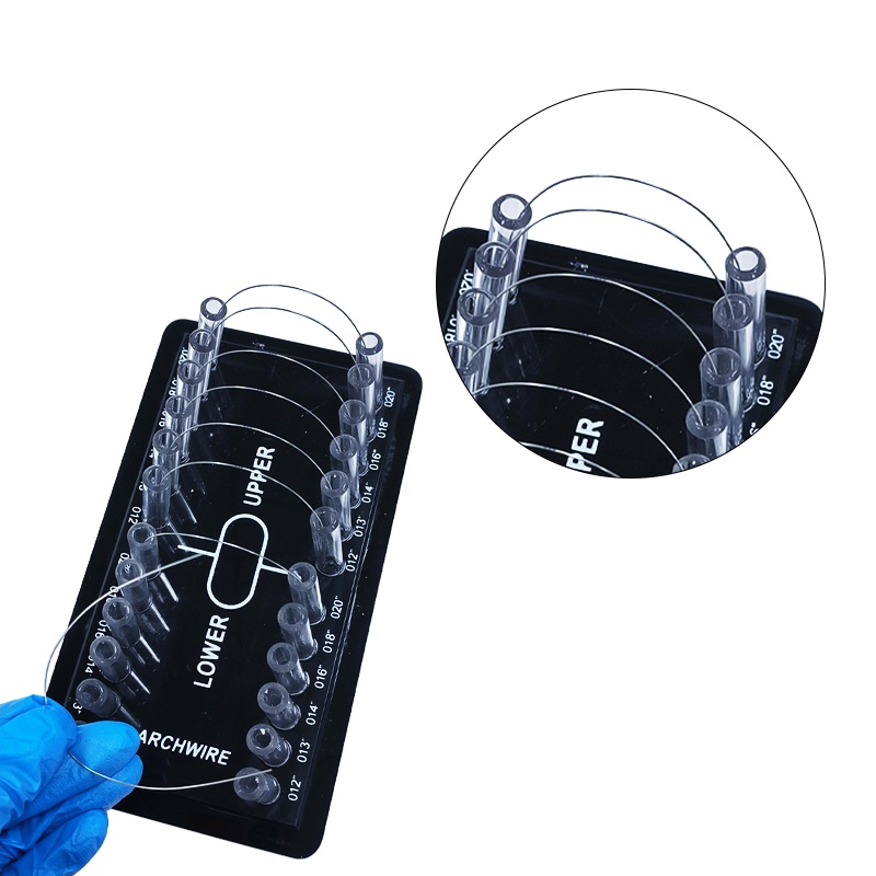 Dental Orthodontic Round Archwire Box Acrylic Dispenser Placing Box