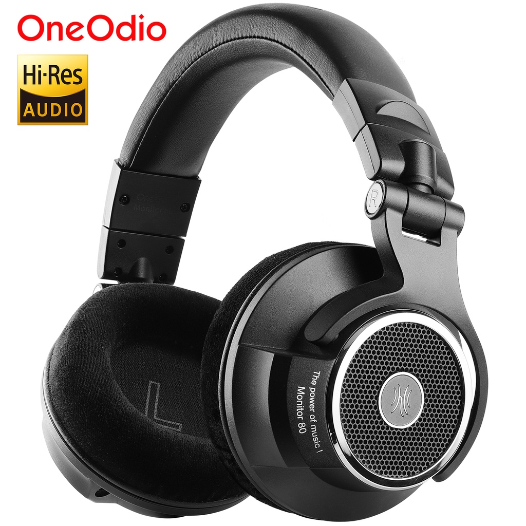 Oneodio Monitor 80 Open Back Headphones Wired Over Ear 250Ω Audiophile Headphones With Hi-Res Audio Professional Studio Headset