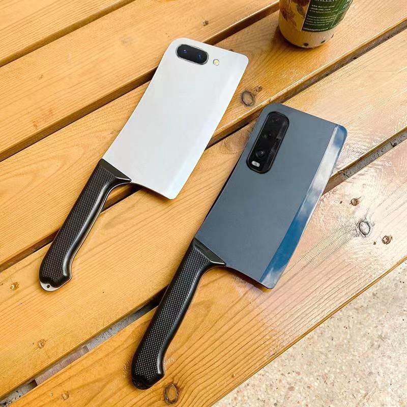 Funny Knife Type Phone Case for VIVO V23 V25 V27 Pro V23E V25E V27E Y02 Y16 Y02S Y35 Soft Border Hard Anti Drop Case