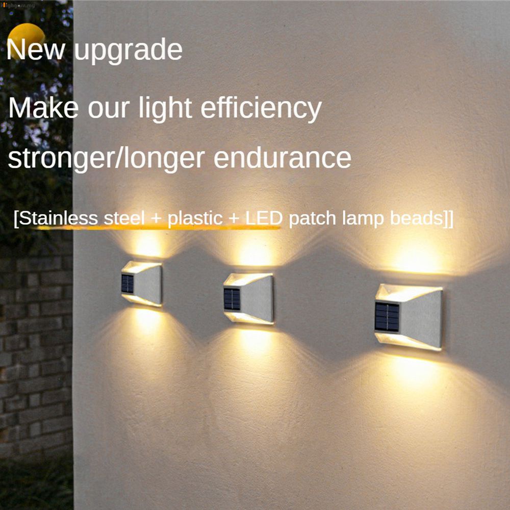 LED Solar Decorative Wall Lamp Courtyard Balcony Outdoor Lamp Terrace