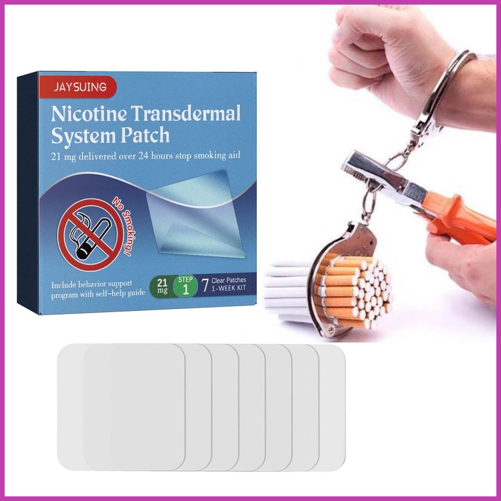 Smoking Patches Nicotine Patch to Stop Smoking Anti Smoke Patches Delivered Over 24 Hours Nicotine Transdermal wsdmy