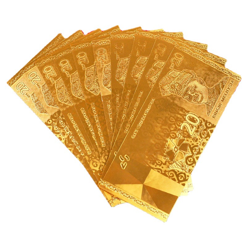 Ready Stock 2023 Ramadan Green Gold Foil Red Packets Ramadan Gifts Malaysia Colored Gold Banknote Green Envelope SELAMAT HARI RAYA AIDILFITRI