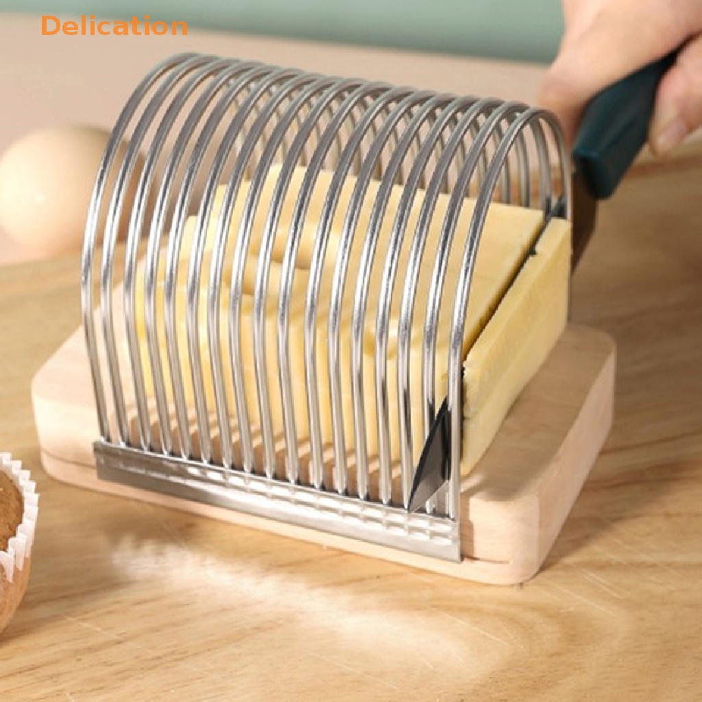 Delication Detachable Bread Cutter Slicer Toast Cutg Guide Manual Bread Loaf Slicer