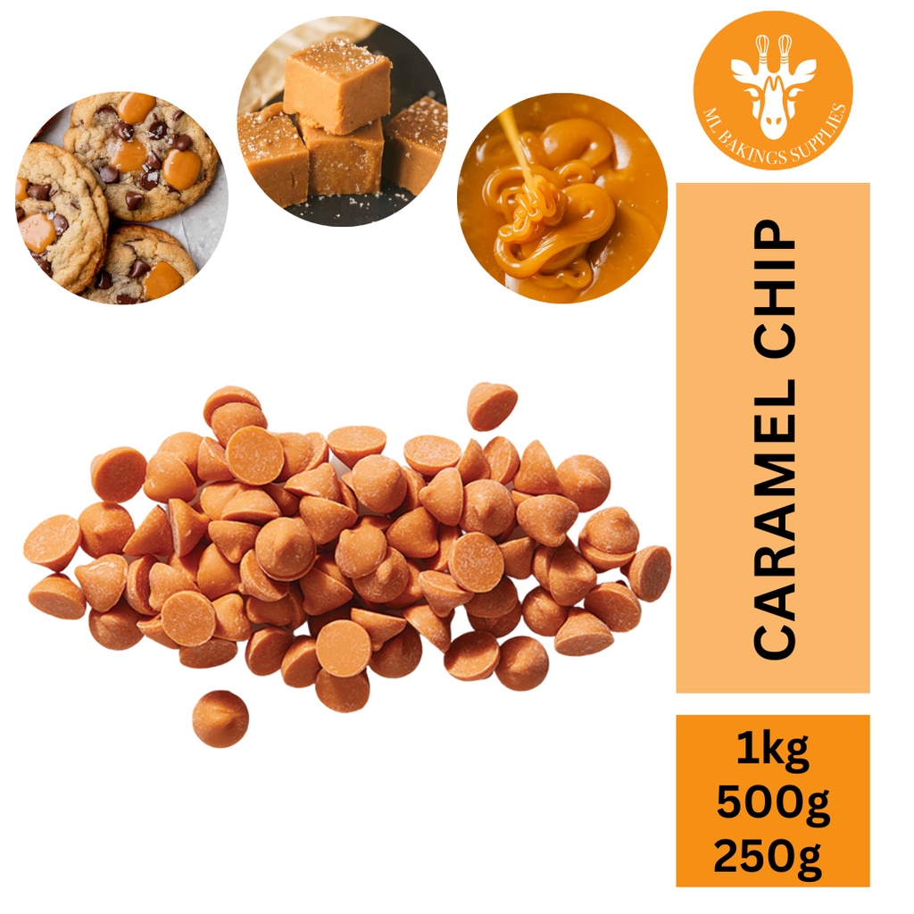 [READY STOCK] caramel chocolate chip / 250g 500g 1kg Shopee Malaysia