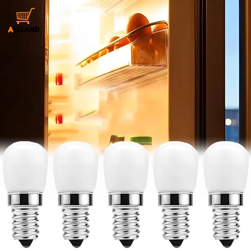 E12/E14 Interface Replaceable Mini LED Refrigerator Bulb/ Ultra Bright Energy Saving Sewing Machine Light/ Multipurpose Home Appliances Lamp Bulbs