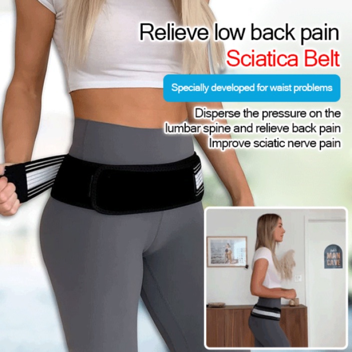 Sciatica Relief Belt Waist Pain Back Lift Belt Exercise Safety Corrector