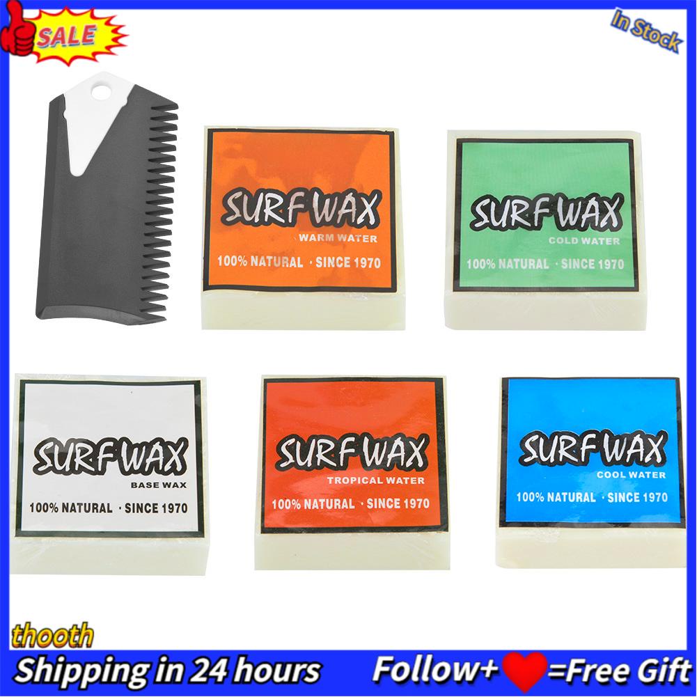 Thooth High Quality Anti-slip Surf Wax Surfboard Skimboard Skateboard Waxes Surfing Accessory