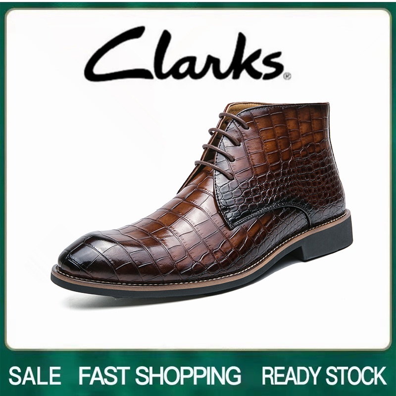 clarks shoes for clarks men boots ankle boots High Cut Shoes leather boots Boots for men boots Martin boots men boots men chelsea boots men winter boots | Shopee Malaysia