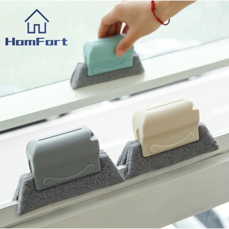 Window Slot Cleaning Brush Household Supplies Cleaning Tool Small Brush for Cleaning Slot Window Sill Gap Brush