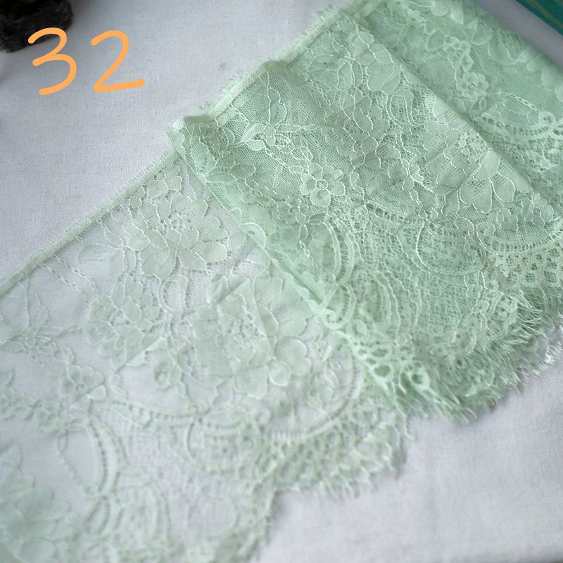 Premium Reliable 3Meters price French chantilly lace Floral embroidered trim scallop eyelash Dress DIY Sewing - Image 5