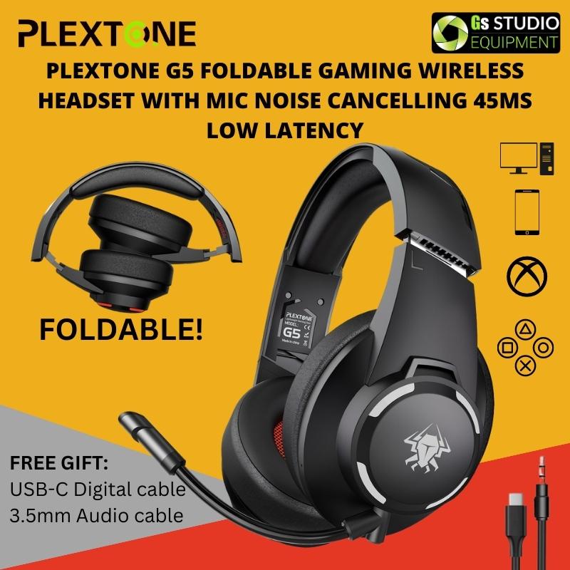 PLEXTONE G5 Foldable Gaming Wireless Headset with mic Noise Cancelling