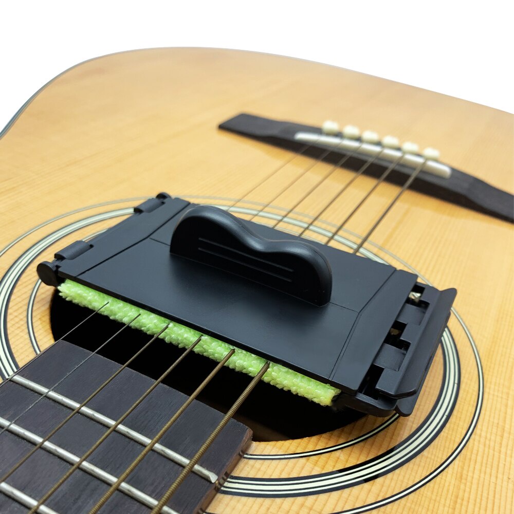Professional Heavy Acoustic Electric Guitar Bass Strings Cleaner Brush Board Scrubber Fingerboard Rub Cleaning Tool M... - Image 2