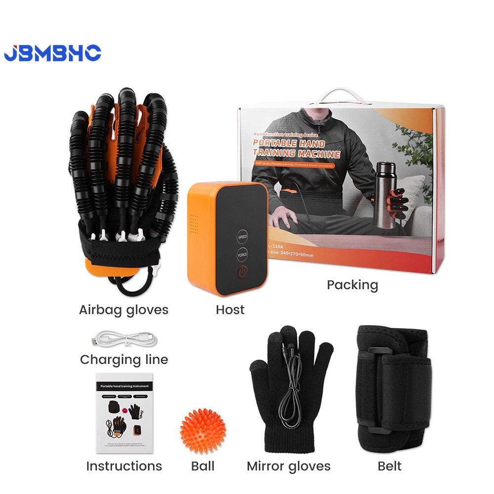 USB Finger Rehabilitation Robot Gloves Hand Training Equipment Finger Function Recovery for Hemiplegia Stroke Elderly