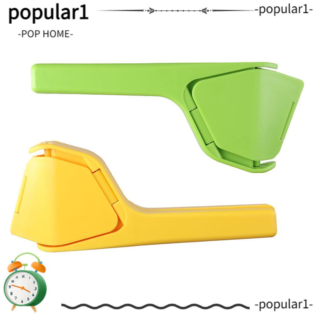 POP 2pcs Citrus Juicer Handheld, Folds Flat Reduce Effort Needed Manual Lemon Squeezer, Easy Squeeze Space-Saving Storage Lever Design Plastic Squeezer Kitchen Home