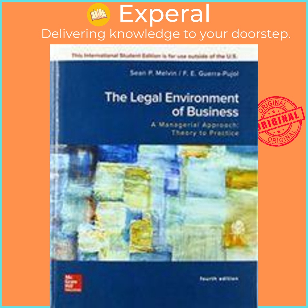 [English - 100% Original] - ISE Legal Environment of Business, A Managerial Appro by Sean Melvin (US edition, paperback)