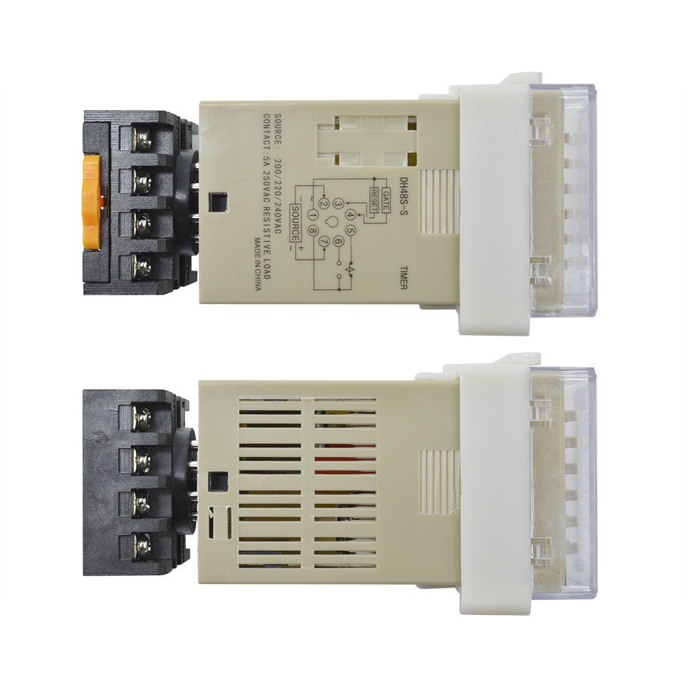 Durable Premium DIYMORE DH48S-S Digital AC 220V Precision Programmable Time Delay Relay + Socket Base - Image 3