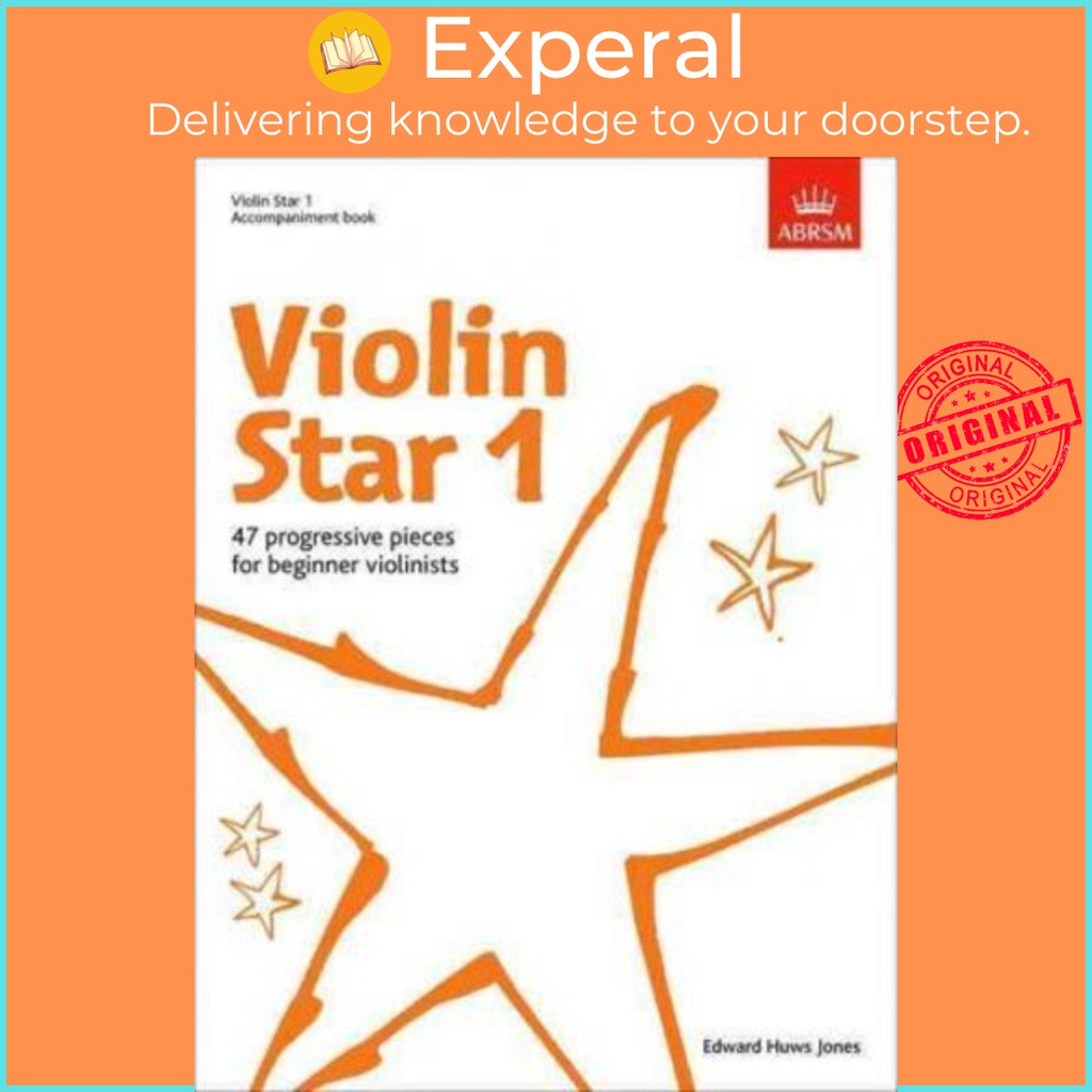 [English - 100% Original] - Violin Star 1, Accompaniment book by Edward Huws Jones (UK edition, paperback)