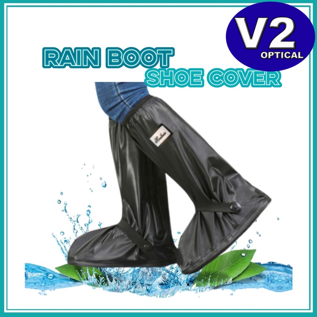 Anti-slip Waterproof Rain Boot Shoes Cover Overshoes with Elastic String Cycling Bike Reusable