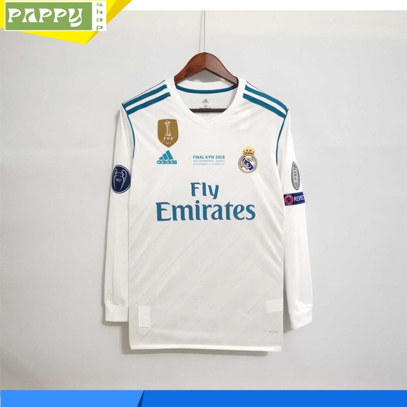 Jersey Bola Real Madrid Lengan Panjang Jersey Real Madrid Dragon RONALDO 7 Long Sleeves Jersey Classic Shirt Football T-shirt Dryfit Baju Lelaki
