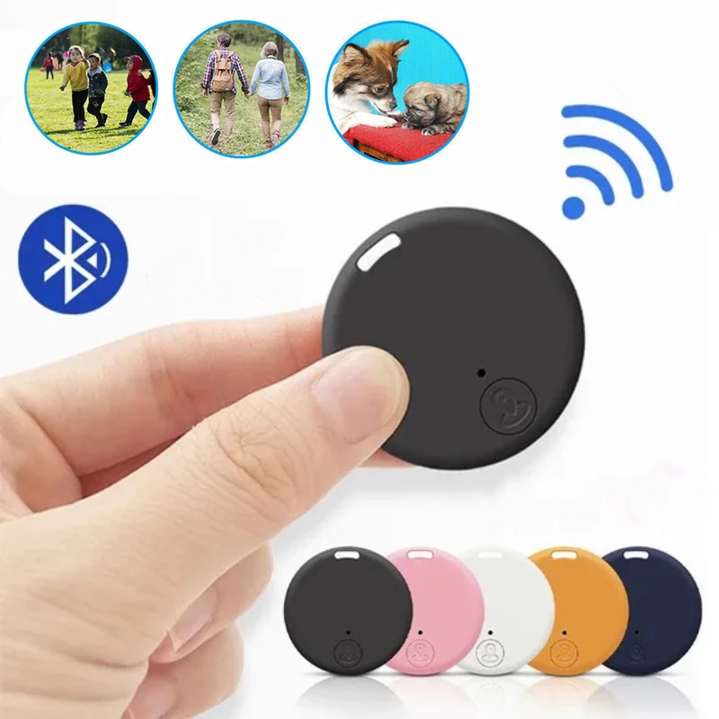 New Dog Cat Real Time Mini GPS Tracker Keychain Bluetooth Wireless Anti-lost Key Bag Wallet luggage Tracking Smart Finder Locator Accessories