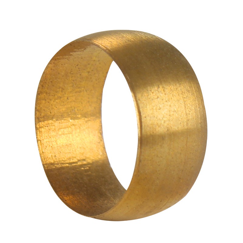 Premium Reliable 10pcs Double Taper Ferrule Compression Brass Fitting Olive Sleeve seal ring fittings Tube centralize... - Image 3