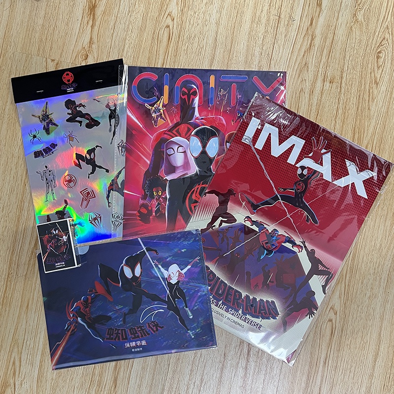 Official Genuine Marvel Spider-Man Across the Universe Movie Merchandise IMAX Poster Folder Poker Gift Ornaments