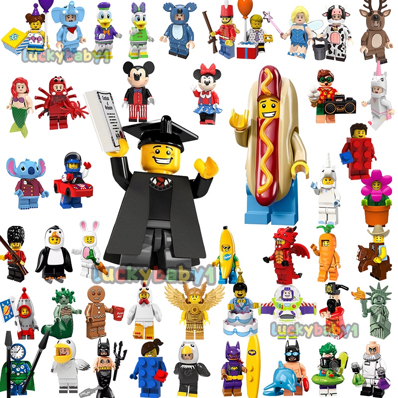 Anime Minifigures Building Blocks Toys Building Blocks Mini Piece Movie Figure Kid Boys Gifts