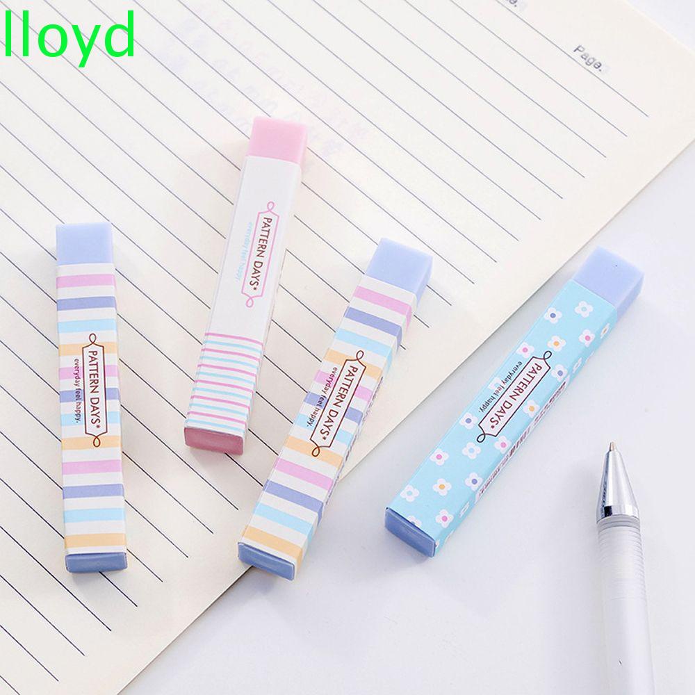 LLOYD Candy Color Erasers Portable Cute Office Pencil Cleaning School Supplies Stationery Pencil Rubber