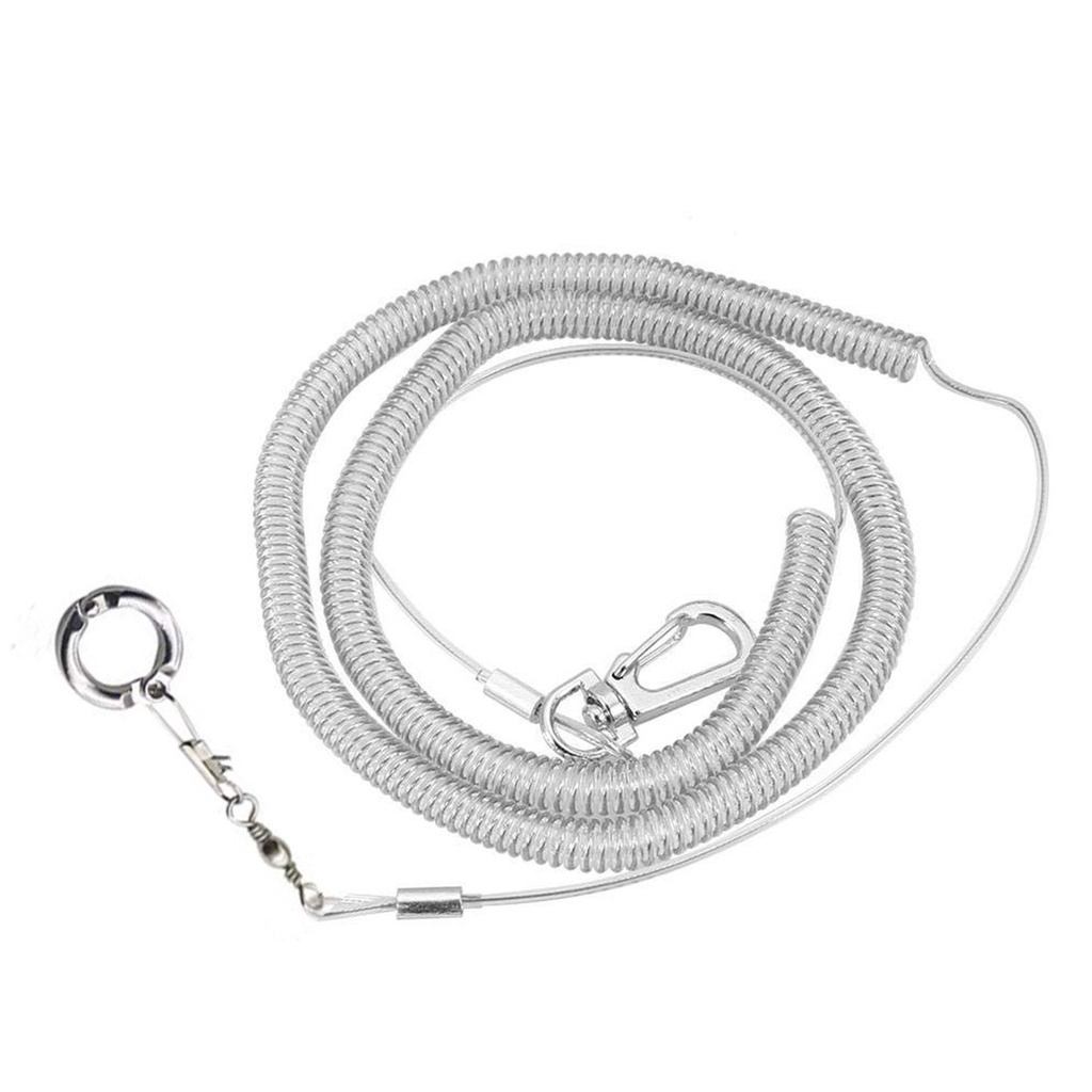 Essential Versatile 【Y&New Specials】Pet Parrot Leash Kits Training Rope Alloy Leg Ring Flexible Bird Chain Flying... - Image 4