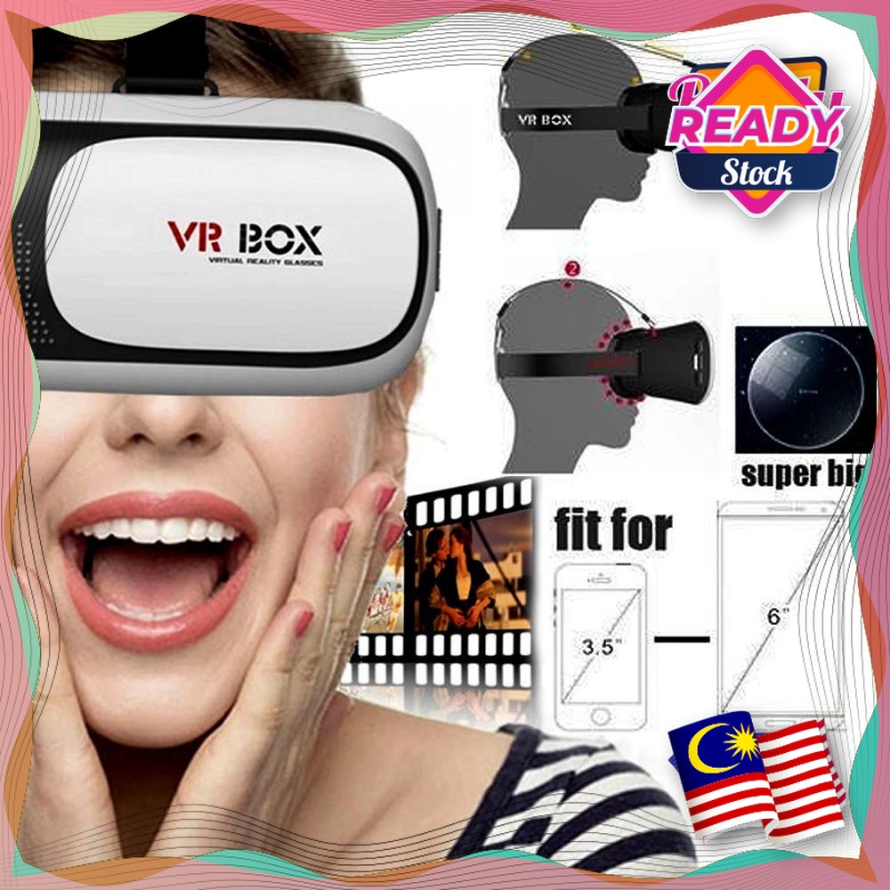 VR Box 2nd Generation VR Headset 3D Virtual Reality Glasses 2.0 VR For Mobile Phone 3D Games