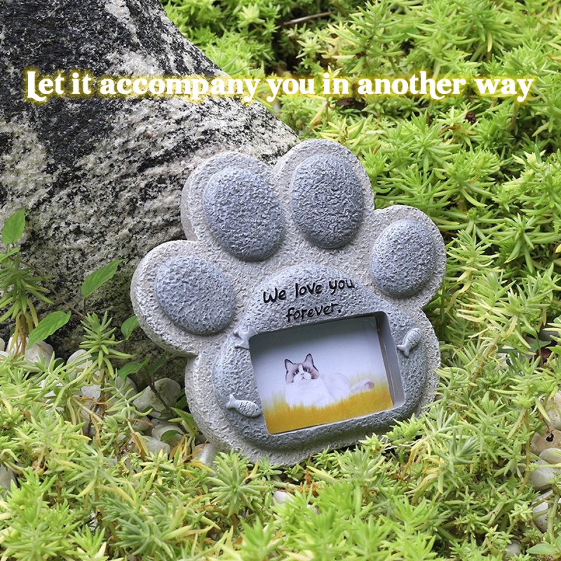 Pet Dog Tombstone Creative Resin Simulation Memorial Stone Cat Small Animal Sacrifice Monument Handicraft Ornaments Supplier