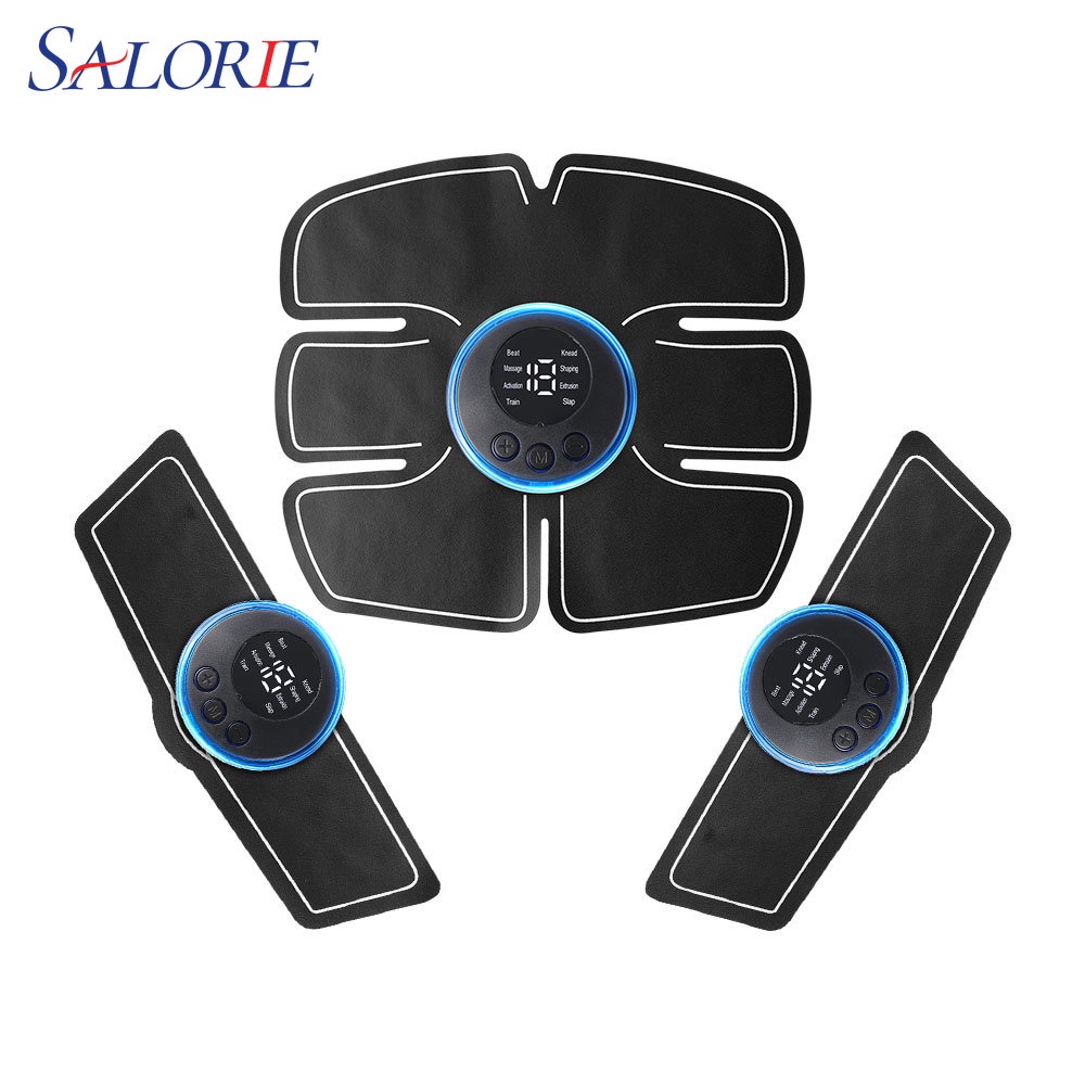 Salorie Rechargeble EMS Electrical Muscle Stimulation Firming Fitness Weight Loss Slim Electric Neck Massager