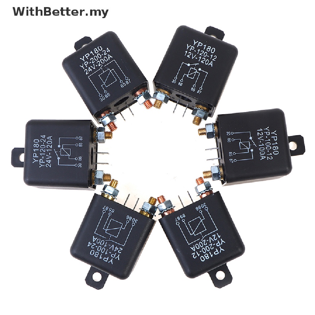 WithBetter   Starg relay 200A 100A 12V/24V Power Automotive Heavy Current Start Relay   MY