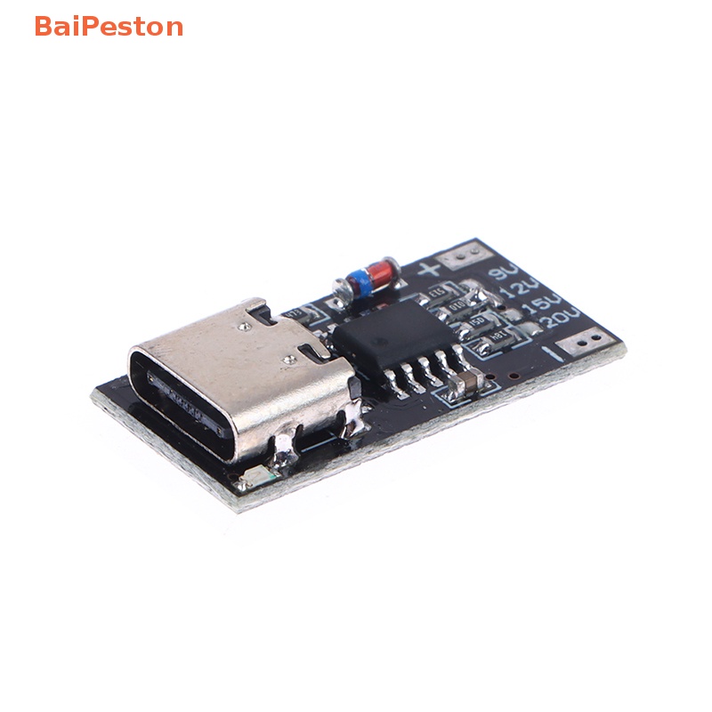 [BaiPeston] Type-C PD2.0 PD3.0 9V 12V 15V 20V Fast Charge Trigger Polling Detector USB Boost Power Supply Change Module Charger Board Tools