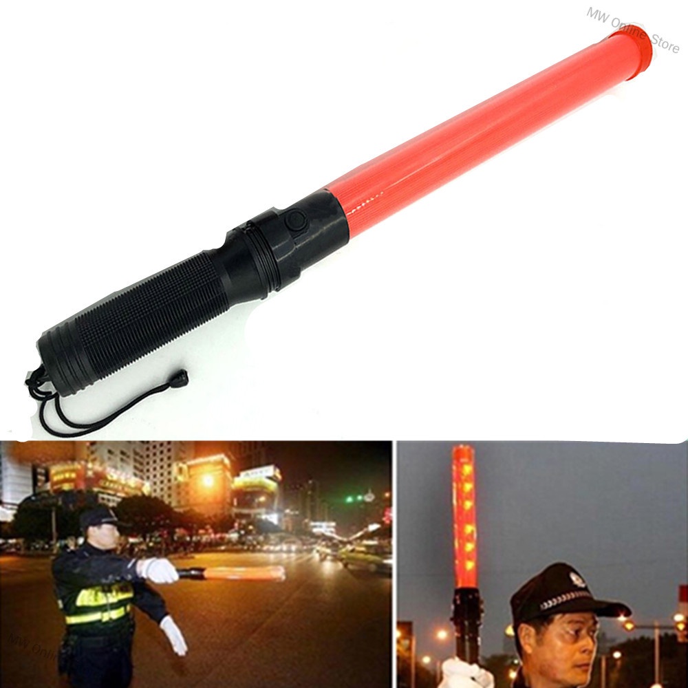 40cm LED Traffic Baton Safety Signal Warning Flash+Constant Light MW Online Store