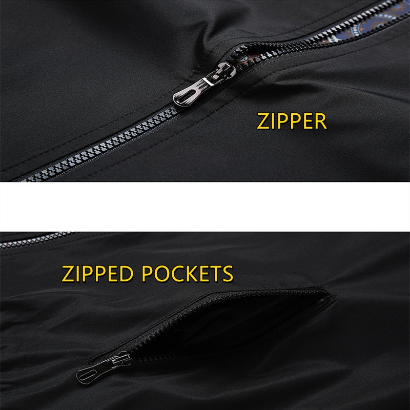 Have Purpose Ready Stock Mens Basic Jacket Motor Jaket Lelaki Jeket Bomber Men M-5XL Essential Must - Image 4